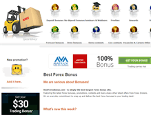 Tablet Screenshot of bestforexbonus.com